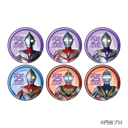 『ウルトラマンシリーズ』缶バッジ 01/TDG25周年ver. BOX (全6種)