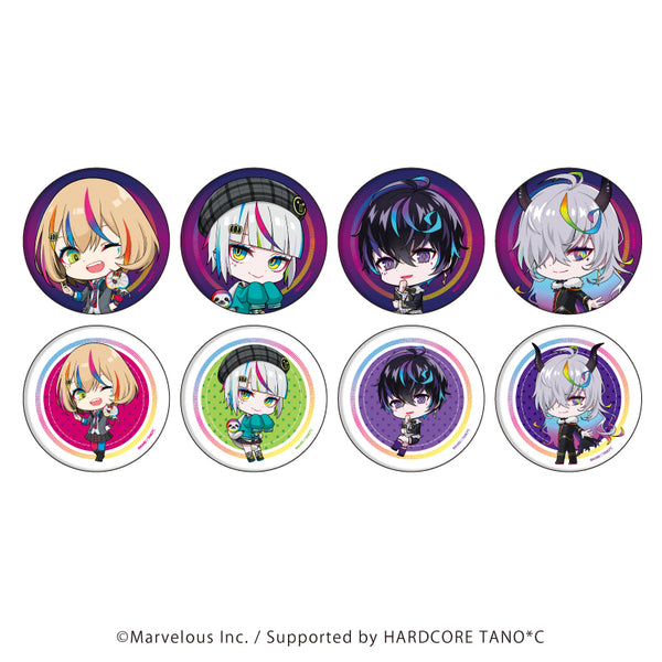 『WACCA』缶バッジ 01/BOX(全8種)(ミニキャラ)
