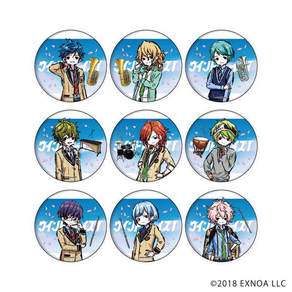 『ウインドボーイズ!』缶バッジ 02/BOX(全9種) B(グラフアート)