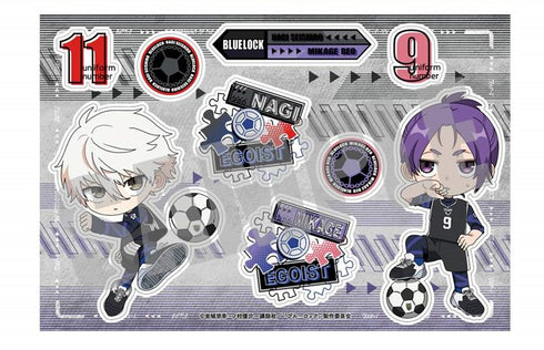 『ブルーロック』ステッカー 凪 誠士郎&御影 玲王 BATTLE ver.