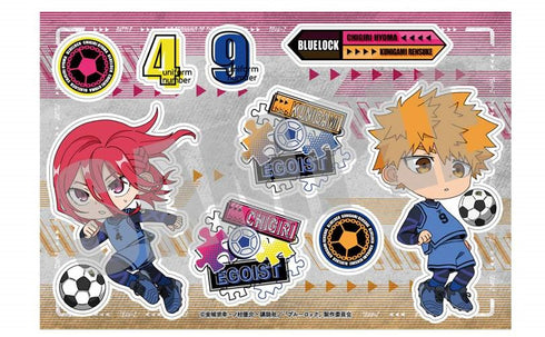 『ブルーロック』ステッカー 國神 錬介&千切 豹馬 BATTLE ver.