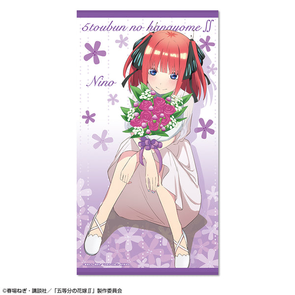 『五等分の花嫁∬』ビッグバスタオル デザイン02(中野二乃)