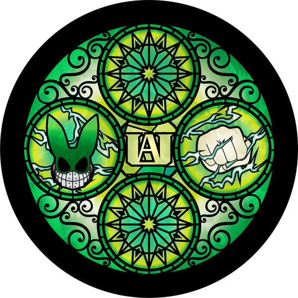 『僕のヒーローアカデミア』ステンドグラス風 ミラー/緑谷出久