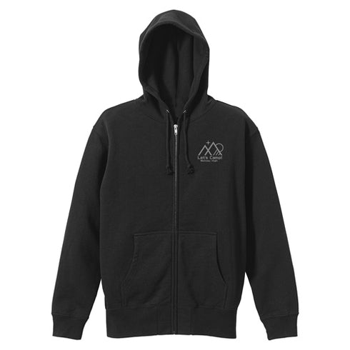 『ゆるキャン△ 』野クル ジップパーカー / BLACK