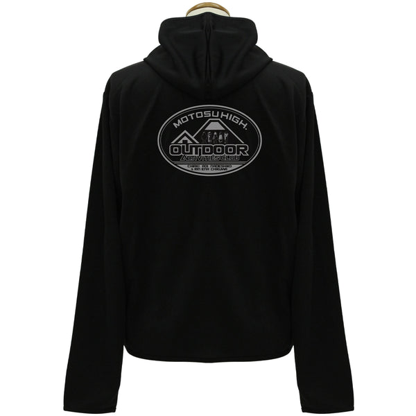 『ゆるキャン△ 』ロゴ 薄手ドライパーカー / BLACK