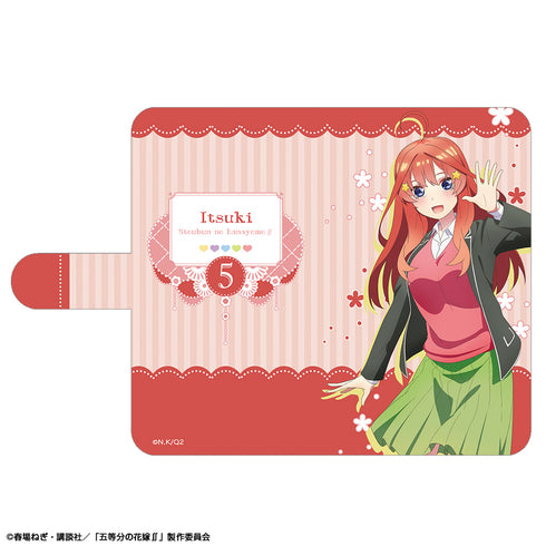 『五等分の花嫁∬』ブックスタイルスマホケース Lサイズ デザイン05(中野五月)
