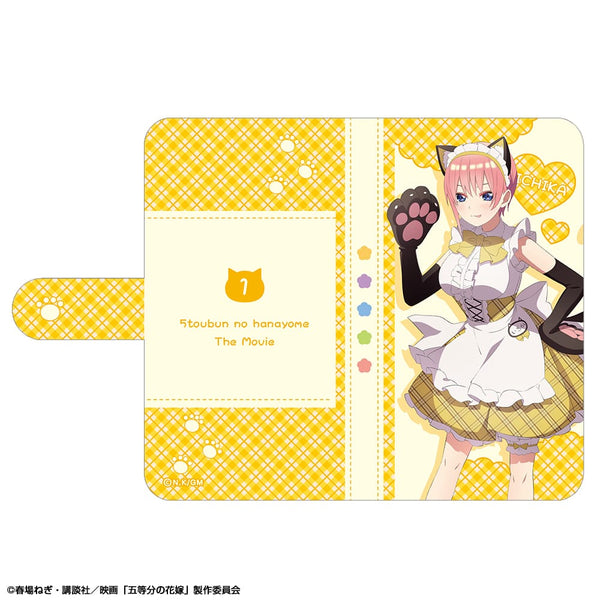 『映画 五等分の花嫁』ブックスタイルスマホケース Lサイズ デザイン01 (中野一花)【描き下ろし】