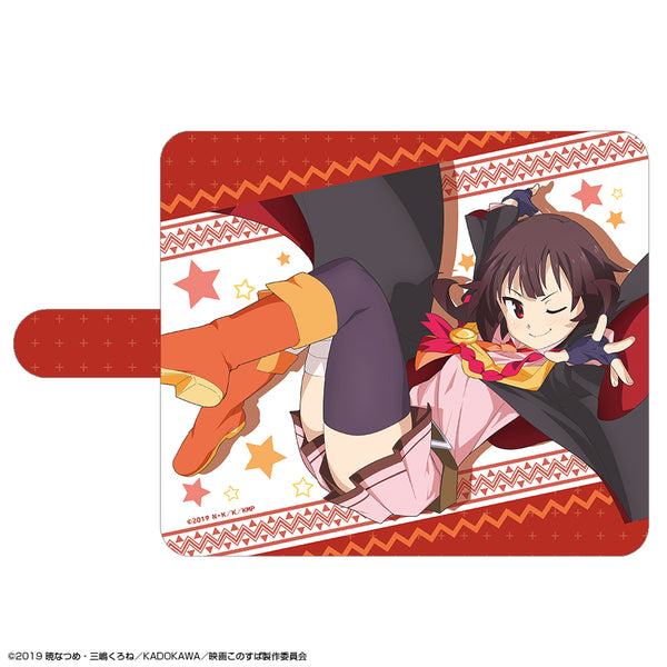 『映画 この素晴らしい世界に祝福を!紅伝説』ブックスタイルスマホケース Mサイズ デザイン02(めぐみん/B)