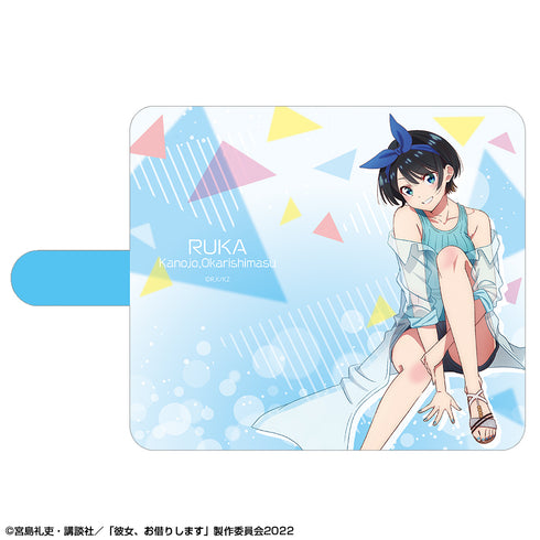 『彼女、お借りします』ブックスタイルスマホケース Ver.2 Mサイズ デザイン03(更科瑠夏)