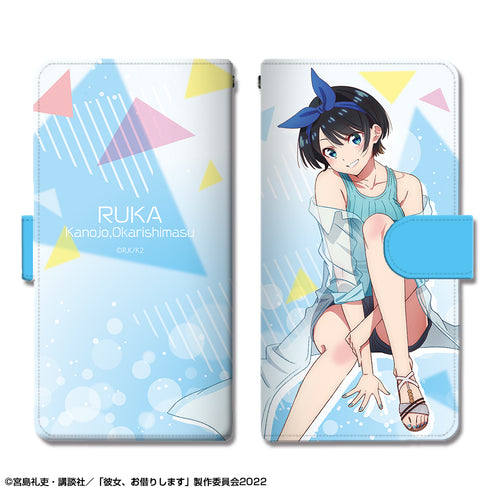 『彼女、お借りします』ブックスタイルスマホケース Ver.2 Mサイズ デザイン03(更科瑠夏)