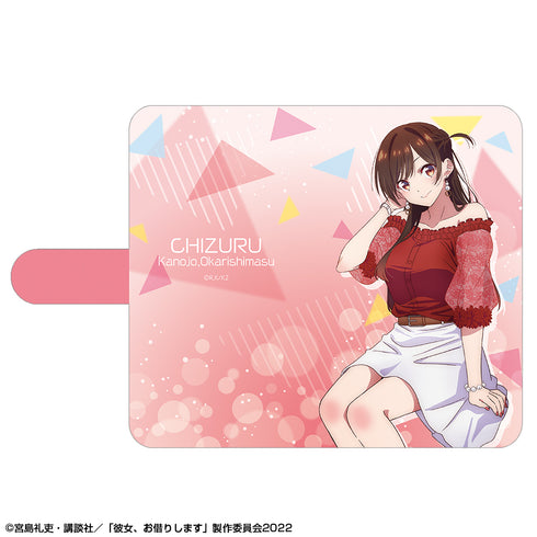 『彼女、お借りします』ブックスタイルスマホケース Ver.2 XMサイズ デザイン01(水原千鶴)