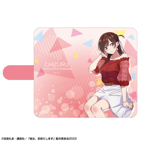 『彼女、お借りします』ブックスタイルスマホケース Ver.2 XMサイズ デザイン01(水原千鶴)