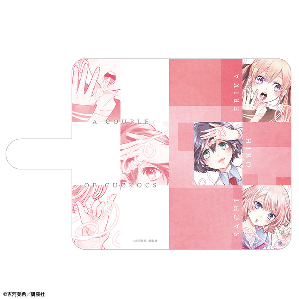 『カッコウの許嫁』ブックスタイルスマホケース Mサイズ デザイン05(集合)
