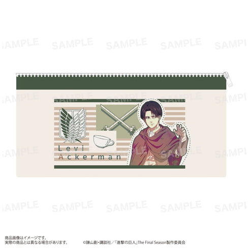 『進撃の巨人』フラットポーチ B:リヴァイ