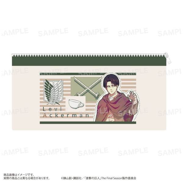 『進撃の巨人』フラットポーチ B:リヴァイ