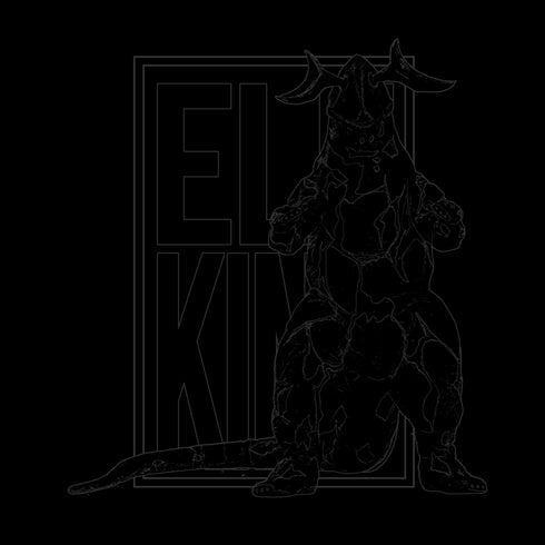 『ウルトラセブン』エレキング イラストタッチTシャツ/BLACK