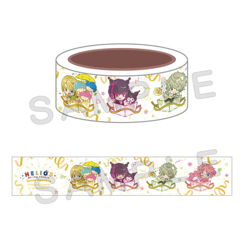 "Elios Rising Heroes × Sanrio Characters" Masking Tape: C. West Sector Gift Box Version
