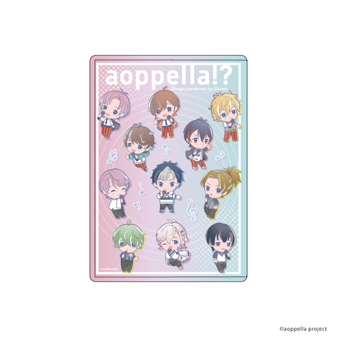 『アオペラ -aoppella!?- Design produced by Sanrio』キャラクリアケース 01/集合デザイン(ミニキャライラスト)