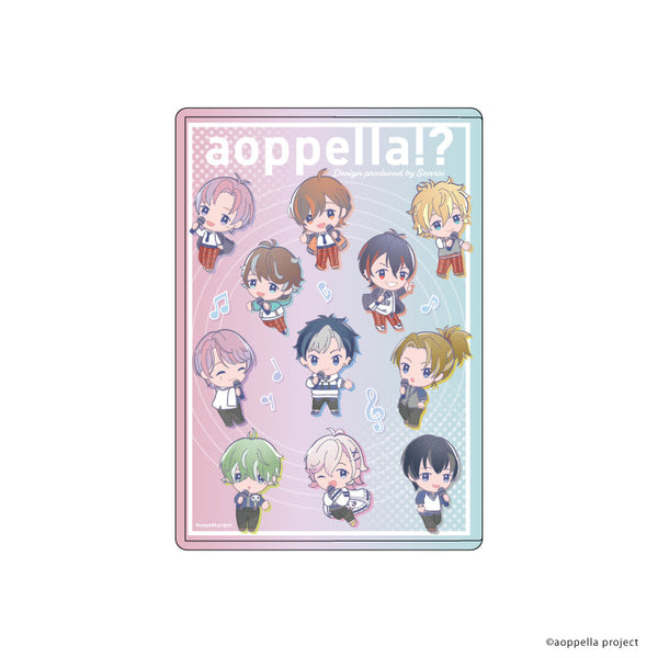 『アオペラ -aoppella!?- Design produced by Sanrio』キャラクリアケース 01/集合デザイン(ミニキャライラスト)