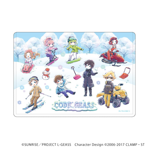 『コードギアス 反逆のルルーシュ』キャラクリアケース 07/集合デザイン 雪遊びver.(グラフアート)