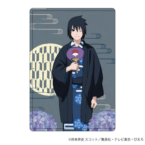『NARUTO&BORUTO』キャラクリアケース 04/うちはサスケ 温泉ver.(描き下ろし)
