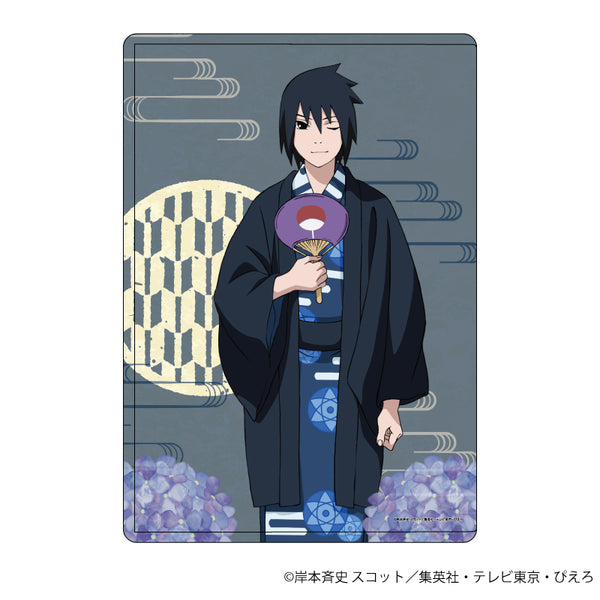 『NARUTO&BORUTO』キャラクリアケース 04/うちはサスケ 温泉ver.(描き下ろし)