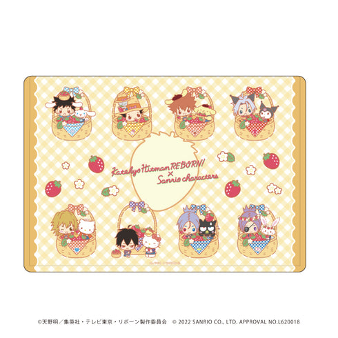 『家庭教師ヒットマンREBORN!×SANRIO CHARACTERS』キャラクリアケース 05/いちごver. ギンガムチェック(描き下ろし)