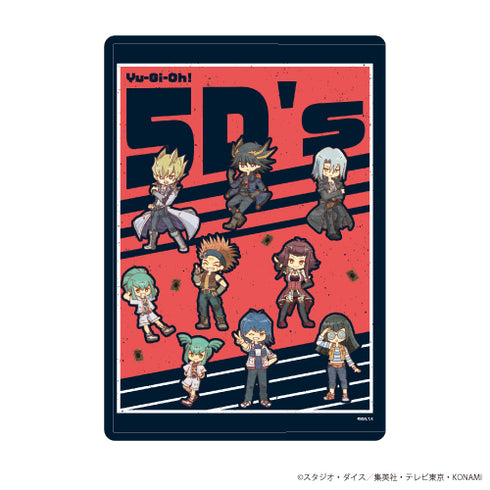 『遊☆戯☆王5D's』キャラクリアケース 03/集合デザイン(レトロアート)
