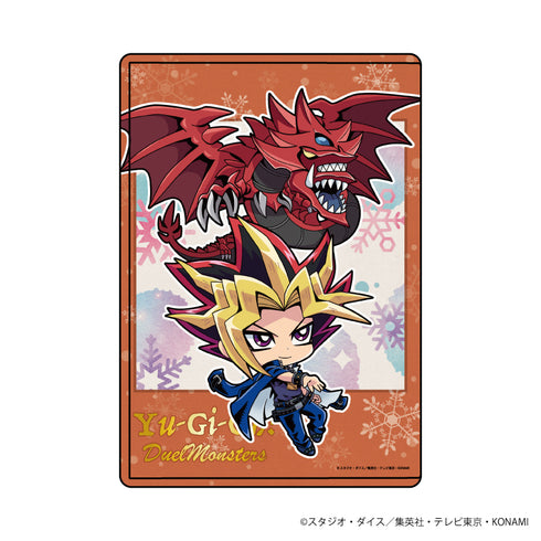 『遊☆戯☆王デュエルモンスターズ』キャラクリアケース 12/闇遊戯&オシリスの天空竜 冬ver.(ミニキャラ)