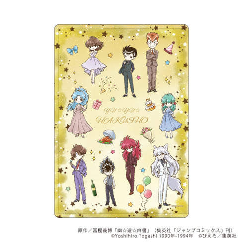 『幽☆遊☆白書』キャラクリアケース 17/散りばめデザイン(グラフアート)