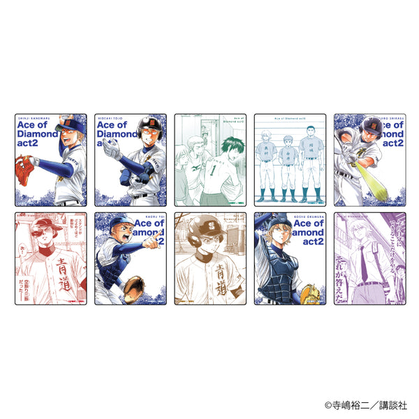 『ダイヤのA actⅡ』アクリルカード 15/BOX(全10種) 青道高校BOX(公式イラスト)