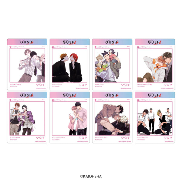 『GUSH20周年記念展-with LOVE-』アクリルカード 02/ブラインド(全8種)(公式&描き下ろしイラスト)