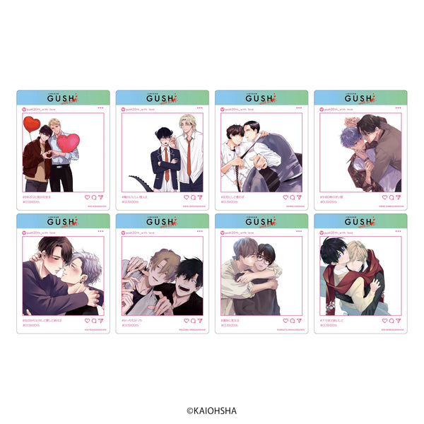 『GUSH20周年記念展-with LOVE-』アクリルカード 03/ブラインド(全8種)(公式&描き下ろしイラスト)