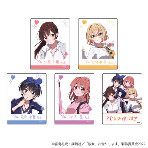 『彼女、お借りします』アクリルカード 05/BOX(全5種) 教師ver.(描き下ろしイラスト)