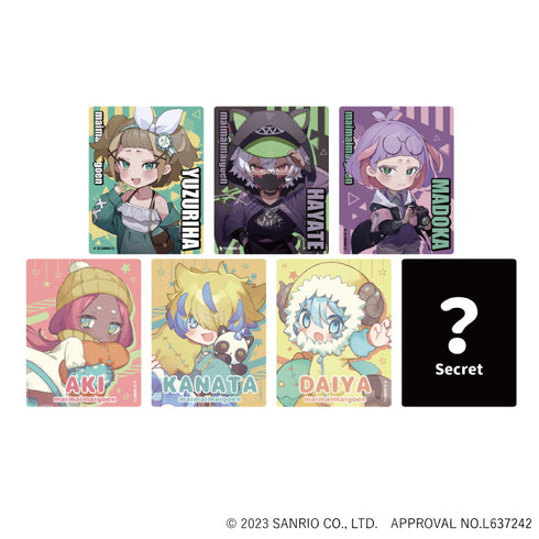 『まいまいまいごえん』アクリルカード 01/イラストレーターコラボ BOX (全7種)