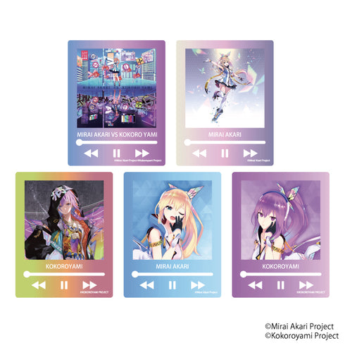 『ミライアカリ』アクリルカード 01/ミライアカリVSココロヤミver. BOX(全5種)