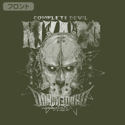 『ドロヘドロ(原作版)』悪魔ニカイドウ 袖ロングスリーブTシャツ LIGHT OLIVE