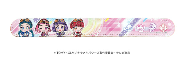 『ビッ友×戦士 キラメキパワーズ!』キャラレザーブレスレット 01/集合デザイン