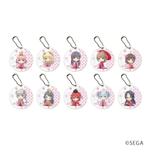 『オンゲキ』キャラレザーチャーム 02 / ひな祭りver. (全10種) BOX