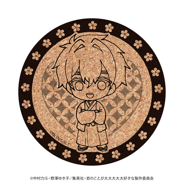 『君のことが大大大大大好きな100人の彼女』コルクコースター 01/愛城 恋太郎(ミニキャライラスト)