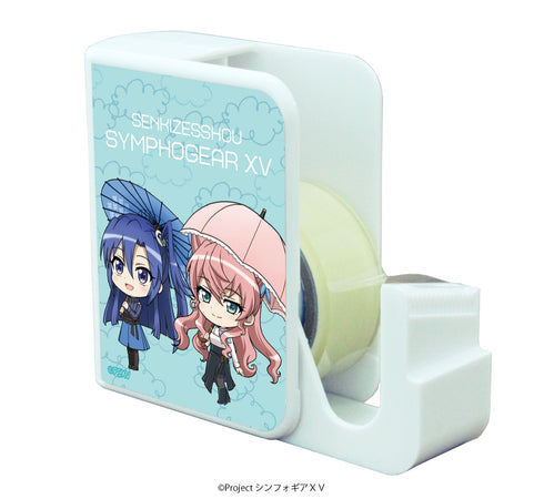 『戦姫絶唱シンフォギアXV』風鳴翼&マリア・カデンツァヴナ・イヴ キャラテープカッター 04/(ミニキャラ)