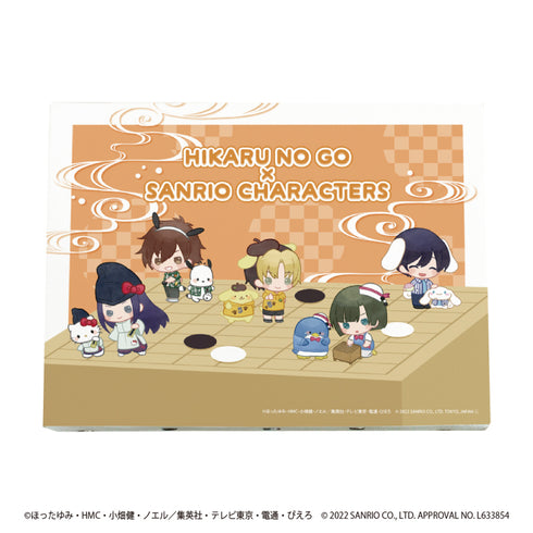 『ヒカルの碁×サンリオキャラクターズ』キャンバスアート 01/集合デザイン(ミニキャラ)