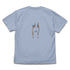 『世界の終わりに柴犬と』石原雄先生デザイン 壁とハルさん Tシャツ ACID BLUE