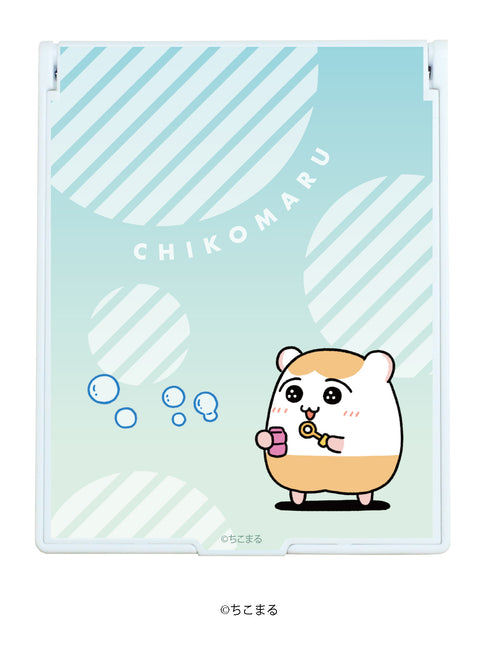 『ちこまる』デカキャラミラー 01/シャボン玉デザイン
