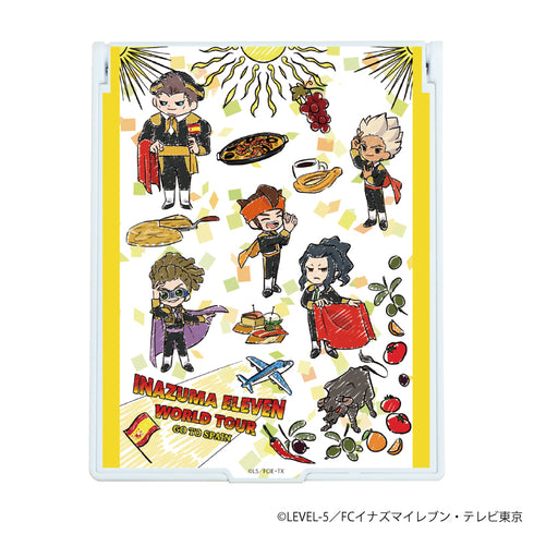 『イナズマイレブン オリオンの刻印』デカキャラミラー 09/ワールドツアーver. 集合デザイン(グラフアート)