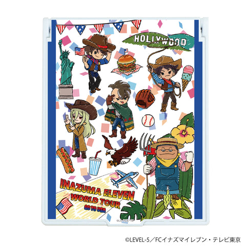『イナズマイレブン オリオンの刻印』デカキャラミラー 10/ワールドツアーver. 集合デザイン(グラフアート)