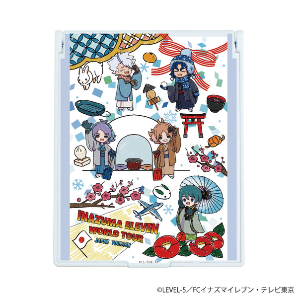 『イナズマイレブン オリオンの刻印』デカキャラミラー 13/ワールドツアーver. 集合デザイン(グラフアートイラスト)