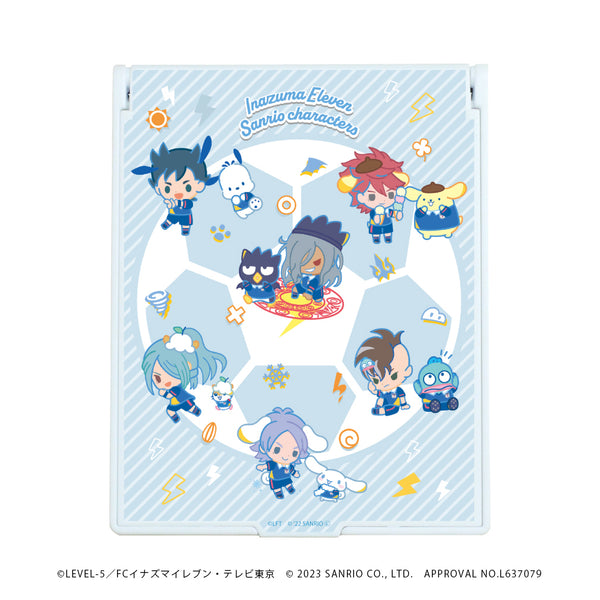 『イナズマイレブン×サンリオキャラクターズ』デカキャラミラー 02/B ver.(ミニキャライラスト)