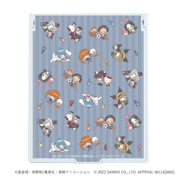 『地獄先生ぬ~べ~×サンリオキャラクターズ』デカキャラミラー 01/散りばめデザイン(ミニキャラ)