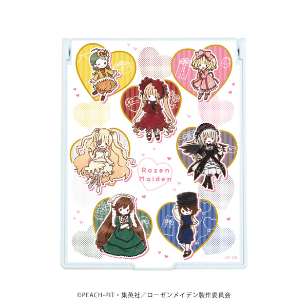 『ローゼンメイデン』デカキャラミラー 05/集合デザイン バレンタインver,(グラフアートイラスト)